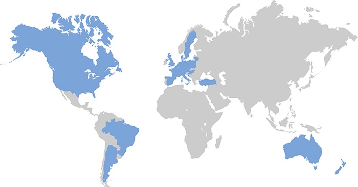 A world map