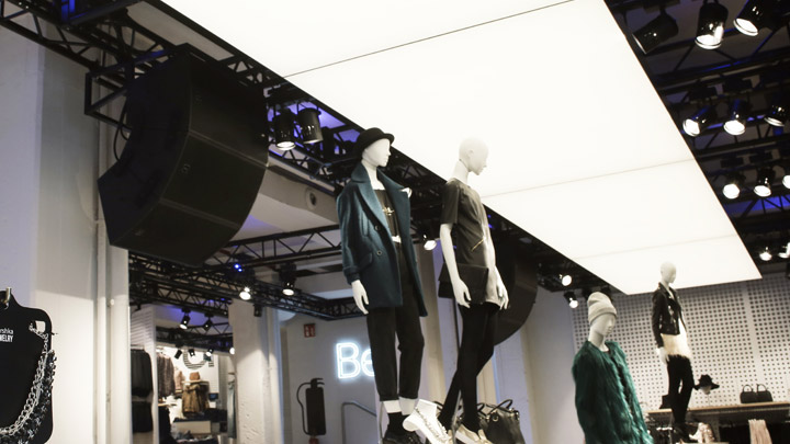 Smart tablet featuring ActiveSite cloud-hosted lighting platform - retail experience